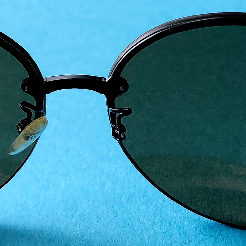 Y2K Vintage Givenchy Rimless Sunglasses Brown Oversized Round Shades SGV 183 - Picture 6 of 8